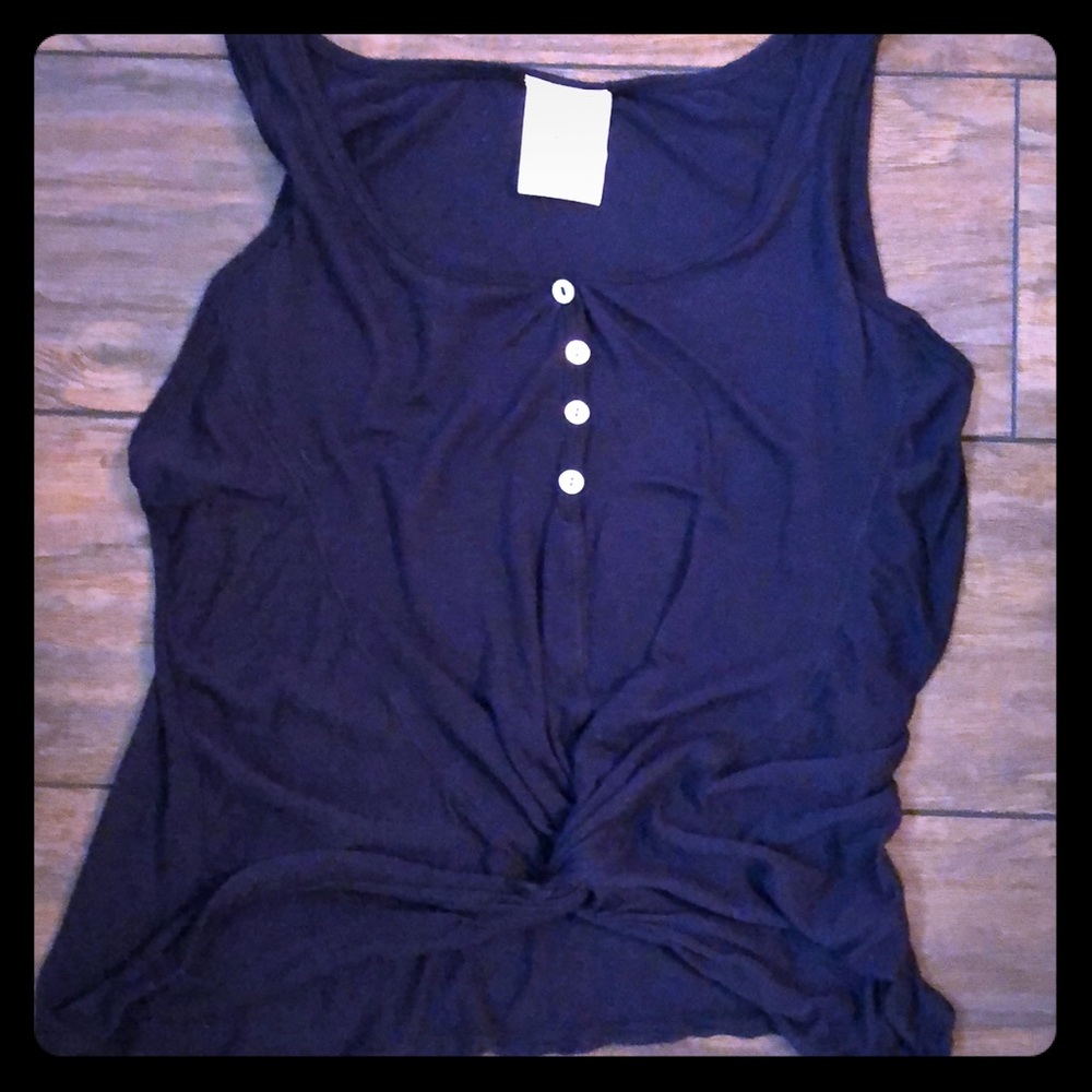 Navy blue tank top